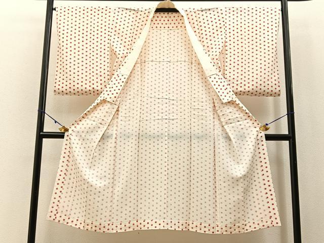平和屋の平和屋着物■長襦袢 無双仕立て 梅 正絹 逸品 BAAX6390hj｜アングル2