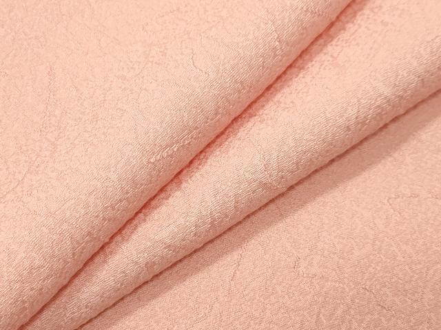 平和屋着物●上質な色無地 吉祥地紋 一斤染色 正絹 逸品 CABC8253gh