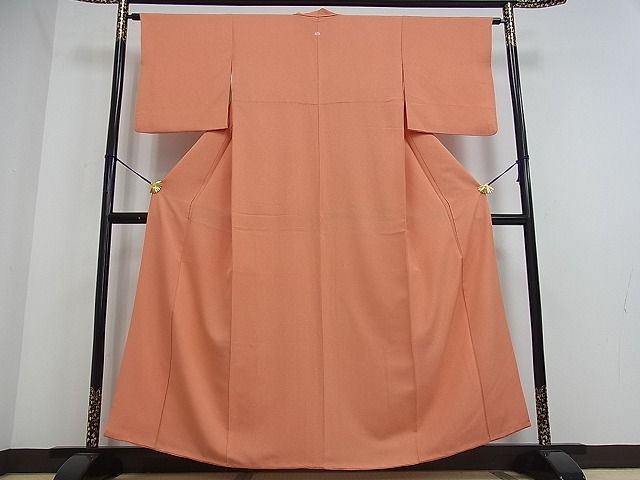 平和屋着物■上質なお召　霞文　逸品　ox1843