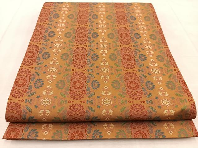 平和屋着物◎全通柄袋帯　花間道　正絹　逸品　BAAV4182yc