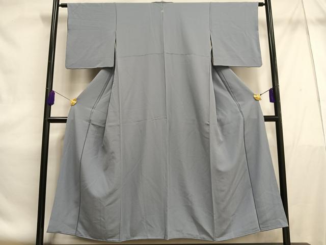 平和屋着物■上質な色無地　藤鼠色　正絹　逸品　AABE5118oa