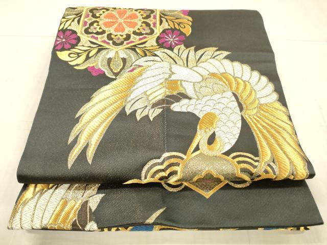 ヱ霞　花菱　松竹梅　鶴模様　袋帯　着物　113a p ヱ霞 花菱 松竹梅 鶴模様 袋帯 着物 113a p ヱ霞 花菱 松竹梅 鶴模様