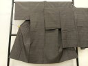 平和屋着物●男性 紬 アンサンブル 亀甲文様 正絹 逸品 BAAQ1583fw