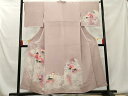 平和屋着物■訪問着 枝花文 暈し染め 正絹 逸品 AAAY7555cs