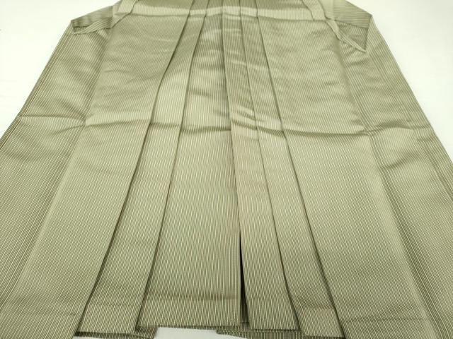 平和屋着物●男性　馬乗袴　縞　正絹　逸品　DAAS3441ps