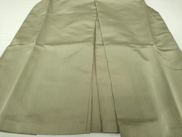 平和屋着物●男性　馬乗袴　縞　正絹　逸品　DAAS3441ps