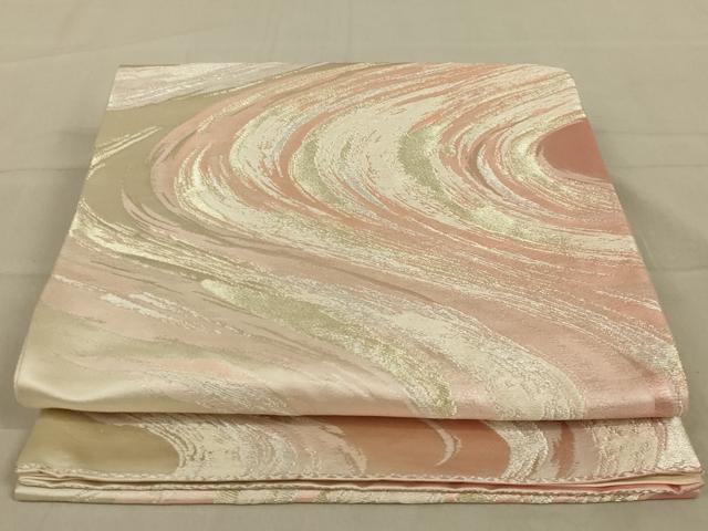 乐天商城 - 平和屋着物◎六通柄袋帯　流水文　金銀糸　正絹　逸品　AAAY6364ou