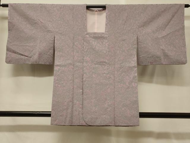 平和屋着物＃道行コート　草花文　交織　CABG8041in