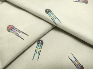 平和屋着物●京の名門・菱屋六右ェ門 紬 楽器文 正絹 逸品 DAAS2495tw