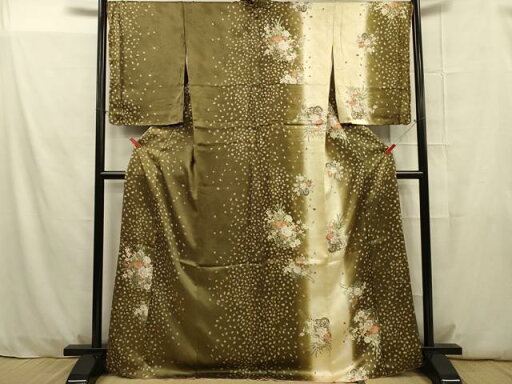 平和屋着物■訪問着 花車文 暈し染め 金彩 鈴乃屋扱い 正絹 逸品 DAAR3104zy 平和屋着物■訪問着 花車文 暈し染め 金彩 鈴乃屋扱い 正絹 逸品 DAAR3104zy