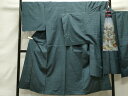 平和屋着物■男性 紬 アンサンブル 霞文 正絹 逸品 未使用 CAAQ6108ze