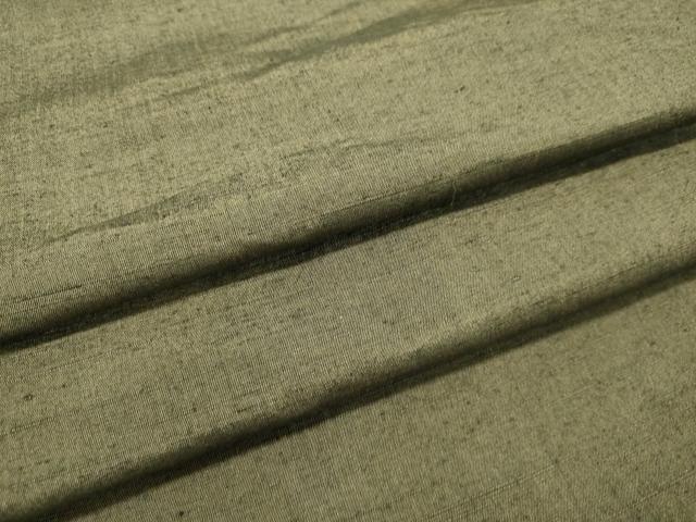平和屋着物●男性 紬 藍媚茶色 正絹 逸品 DAAT1061tw