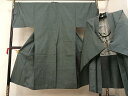 平和屋着物●男性 本場大島紬 アンサンブル 100亀甲 総詰め 正絹 逸品 AAAV9423ph