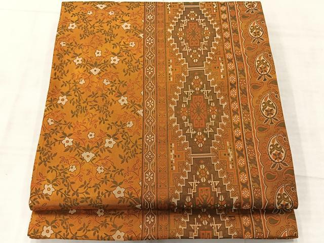 平和屋着物◎六通柄袋帯 花間道 正絹 逸品 AABF2632uk