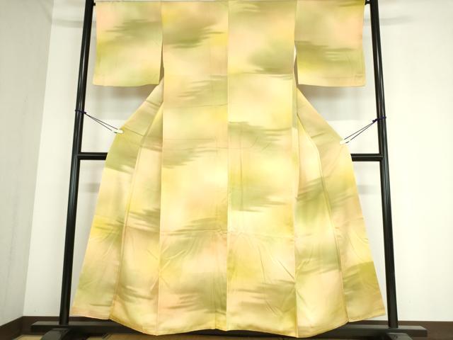 平和屋着物■上質な小紋 霞文 暈し染め 正絹 逸品 DAAI8605az