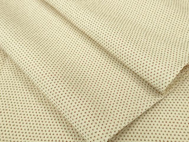 平和屋着物■極上　本塩沢　単衣　蚊絣　逸品　DZAA6896kh5