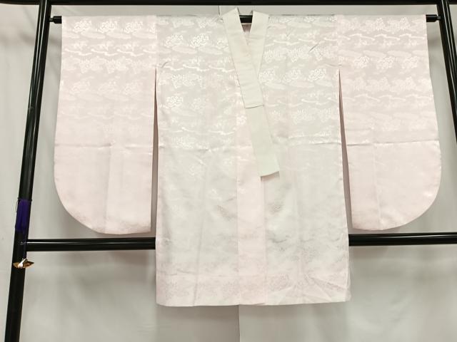 平和屋着物■半襦袢　二尺袖用襦袢　草花地紋　洗える着物　AAAV1260mf(4)