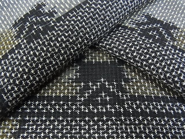 平和屋着物■上質な紬 風景文 逸品 mz0802