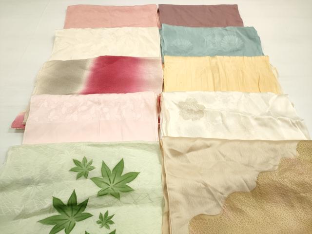 平和屋着物★和装小物 帯揚げ10枚セット 正絹 逸品 DABC5616xg