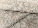 平和屋着物●本場大島紬 白大島 9マルキ 草花文 正絹 逸品 AAAU8091zg