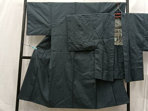 平和屋着物■男性 お召 アンサンブル 絣文様 正絹 逸品 BAAQ4807du 平和屋着物■男性 お召 アンサンブル 絣文様 正絹 逸品 BAAQ4807du