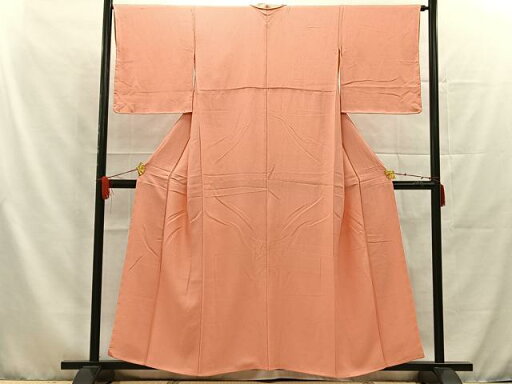 平和屋着物■上質な色無地 甚三紅色 正絹 逸品 未使用 AAAS3872es 平和屋着物■上質な色無地 甚三紅色 正絹 逸品 未使用 AAAS3872es