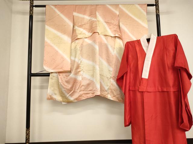 Rakuten - 平和屋着物[]七五三　女の子　5歳　祝着　長襦袢(袷)セット　斜縞　暈し染め　正絹　逸品　AABE2231ja