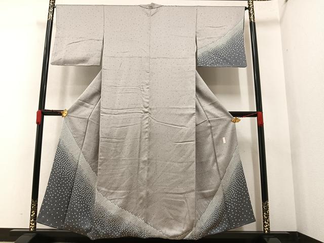 Uramono - 平和屋着物●訪問着　作家物　霞鹿の子文　正絹　逸品　AAAY5974ph