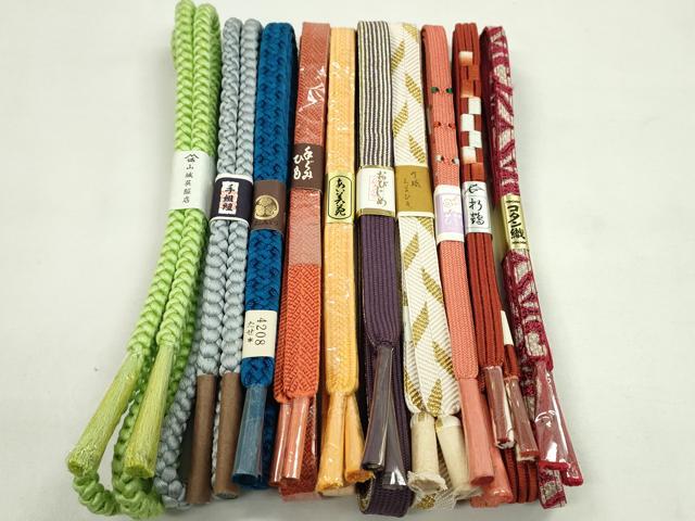 Other - 平和屋着物●和装小物　帯締め10本セット　高麗組　笹浪組　コタン織　礼装用　金銀糸　逸品　未使用　CABF7275ju