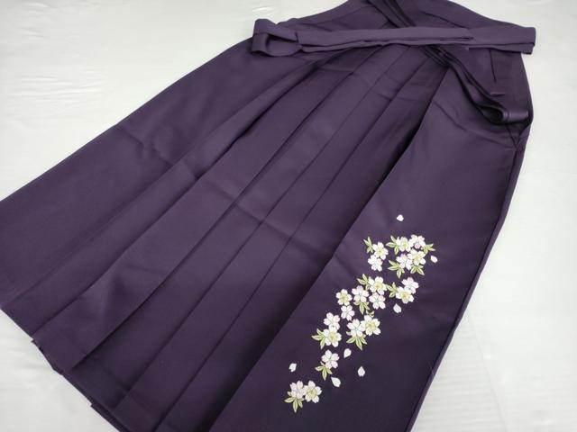 Kimono - 平和屋着物●女性　行灯袴　刺繍　葉桜　金糸　洗える着物　AABG5340cs