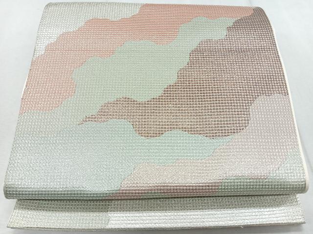 平和屋着物◎六通柄袋帯　道長文　金銀糸　引箔　正絹　逸品　未使用　CAAR1988nb...