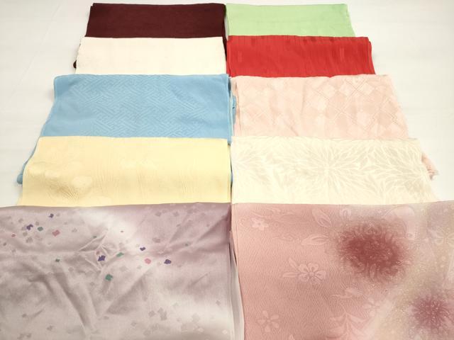 平和屋着物★和装小物 帯揚げ10枚セット 正絹 逸品 DABC5618xg