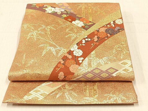 平和屋着物◎綴れ 六通柄袋帯 唐織 桃山小袖秀文 金糸 正絹 逸品 AAAI5245Bsw 平和屋着物◎綴れ 六通柄袋帯 唐織 桃山小袖秀文 金糸 正絹 逸品 AAAI5245Bsw