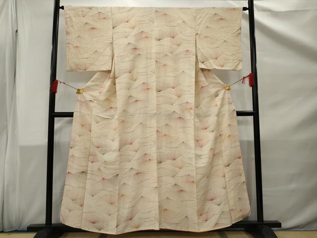 ■■■　サイズ　■■■ 身丈 156.5cm（肩から） 裄丈 64cm 袖丈 47.5cm　縫込み 6cm 袖幅 32.5cm 前幅 24cm 後幅 29.5cm 着物縫いこみ 内揚げ 3.5cm 裄 お袖側 約1.5cm　身頃側 約2.5...