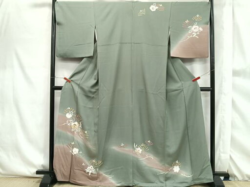 平和屋着物■訪問着 駒刺繍 草花文 暈し染め 正絹 逸品 CAAP9292xi 平和屋着物■訪問着 駒刺繍 草花文 暈し染め 正絹 逸品 CAAP9292xi