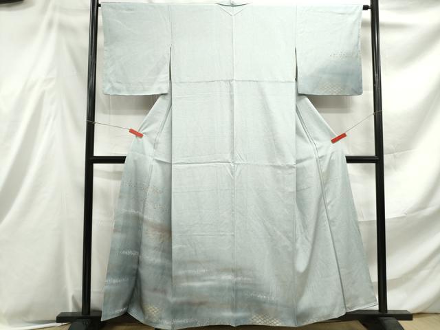 平和屋着物■訪問着　霞文　金彩　正絹　逸品　DABE8997qa