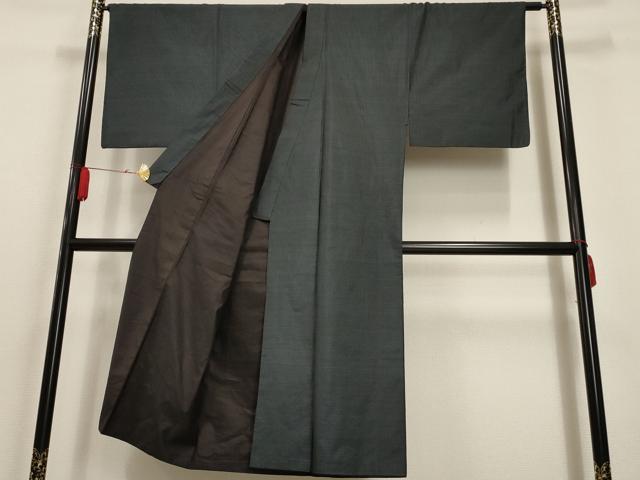 平和屋着物■男性　本場大島紬　アンサンブル　亀甲絣　正絹　逸品　AAAU6517iu