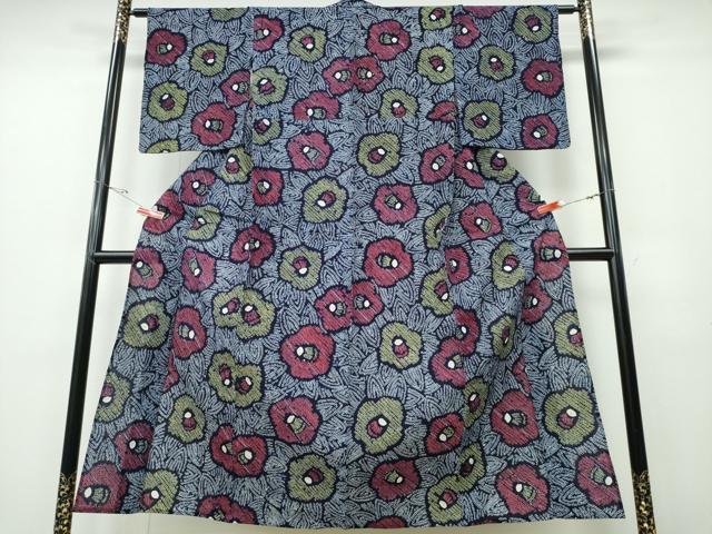 Female Yukatas - 平和屋着物∴夏物　浴衣　有松鳴海絞り　舞葉椿　綿　逸品　CABD2799ng