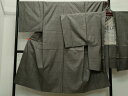 平和屋着物●男性 本場大島紬 アンサンブル 100亀甲 正絹 逸品 CAAL8630ze