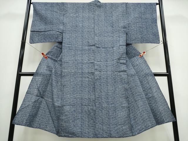 平和屋着物∴夏物 男性 浴衣 格子柄 綿 逸品 CABE9150ng