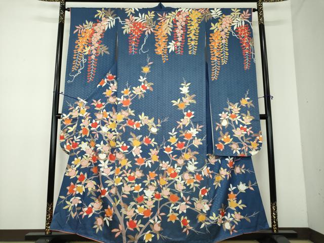 平和屋着物○阿波藍染 阿波友禅 徳島県無形文化財保持者 香川