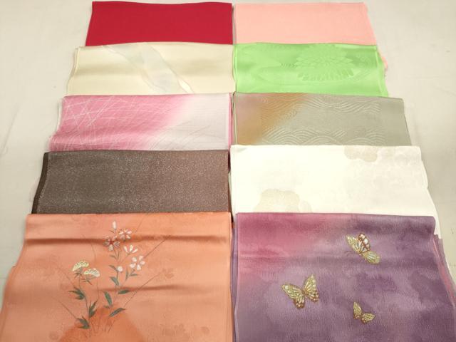 平和屋着物★和装小物　帯揚げ10枚セット　正絹　逸品　DAAX2050xg