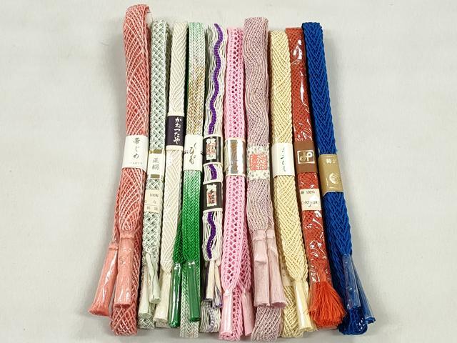 平和屋着物＊夏物　和装小物　上質な帯締め10本セット　逸品　未使用　CABK4939qe