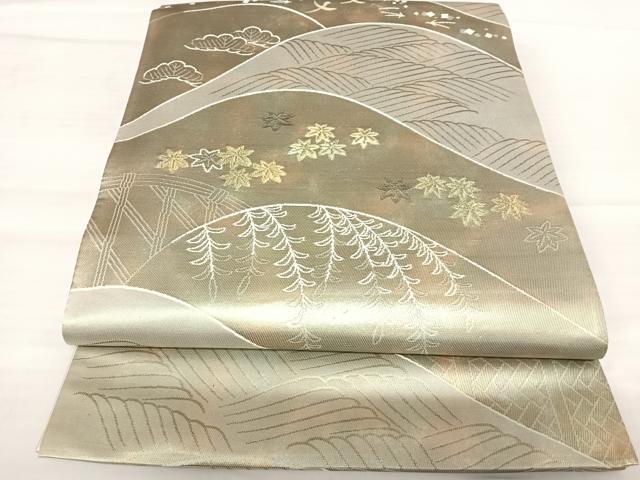 ■■■　サイズ　■■■ 長さ 434cm 幅 30.5cm程 ■■■　商品詳細　■■■ 【正絹】 詳細に関しましては、画像をご確認ください。 大変上質な逸品になります。 お安く出品致しますので、是非この機会にいかがでしょうか？ ■■■　注意...