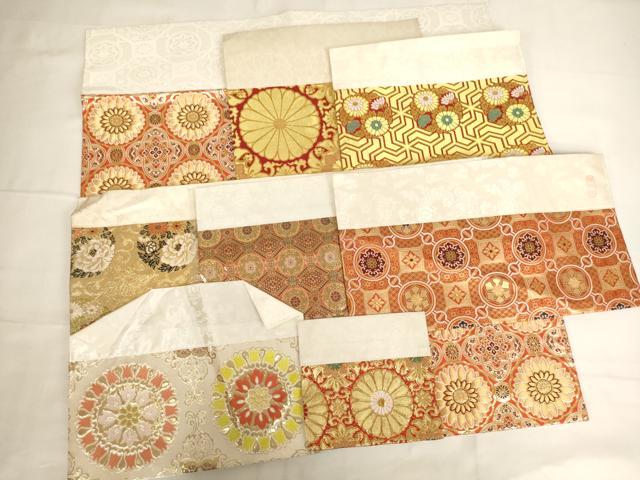 ■■■　サイズ　■■■ ■■■　商品詳細　■■■ ※こちらのお品はまとめての出品となりますので、 汚れ・サイズ等の詳細は記載しておりません。 ご理解の上でのご入札をお願い致します。 大変上質な逸品になります。 お安く出品致しますので、是非この機会にいかがでしょうか？ ■■■　注意事項　■■■ ■モニター発色の具合により色合いが異なる場合がございます。 ■寸法は多少の誤差が生じる場合がございますのでご了承ください。 ■縫込みの長さが左右非対称の場合は短い部分を記載しております。 左右非対称であってもご返品・お値引き等の保証は出来かねますので、ご了承の上ご購入をお願い致します。 ■シミ等のチェックには注意を払っておりますが、見落としがある場合もございますし、個人の見解も様々ですので神経質な方のご購入はお控えください。 ■箪笥に入っておりました着物や帯なので畳みシワや匂いがあるものもございます。 ■お休みは基本的に土日祝となりますが、その他臨時でお休みする場合がございますのでご了承ください。 ■商品の発送は平日のみの発送となります。 ■夜間と土曜、日曜日はお問い合わせの回答が遅れる場合がございます。 ■当店では、お直し、紋入れ、お手入れ等は承っておりません。 ■生地の状態（ヤケ、経年劣化等）によってはサイズ直しが出来ない場合がございます。 その点もどうかご了承のうえ、ご購入をお願いいたします。 ■弊社で取り扱う商品は一点ものにつき、時期や在庫状況に応じて金額が変更となる場合がございます。 ■検針は行っておりません。予めご了承いただきますようお願いいたします。 ■【洗える着物】と記載のある商品におきましては、商品お届け後に洗濯を行ってしまってからのご返品にはご対応しかねます。 念の為、専門店でのお手入れをお願いいたします。 ■写真に写っている物が全てになります。 それ以外の付属品はございませんのでご了承ください。 ■状態に関する写真につきましては、掲載可能な写真枚数に限りがあるため、 各箇所につき1枚参考画像を掲載しております。 ■着物のサイズ目安は下記を参考ください↓ ＜女性着物＞　お端折り次第で＋5cm　−10cmが着用可能サイズ 　例）身丈170cmの場合、身長160cm〜175cm ＜男性着物＞　身丈＋約25cm〜27cm程が適応身長 　例）身丈155cmの場合、身長180cm〜182cm