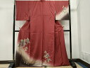 平和屋着物■訪問着 流水葡萄草花文 暈し染め 金彩 正絹 逸品 CAAR2240yc