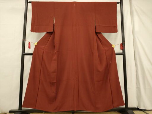 平和屋着物■松尾光琳 上質な色無地 栗梅色 正絹 逸品 未使用 AAAQ5205fy 平和屋着物■松尾光琳 上質な色無地 栗梅色 正絹 逸品 未使用 AAAQ5205fy