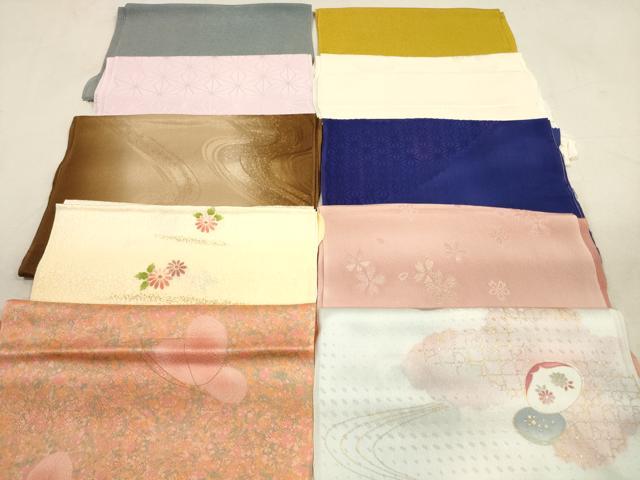 平和屋着物★和装小物 帯揚げ10枚セット 正絹 逸品 DAAX2065xg