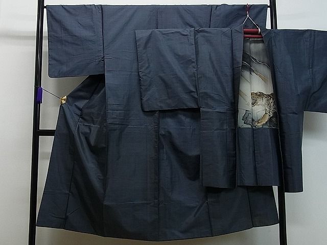 平和屋1■男性　本場大島紬　アンサンブル　80亀甲　逸品　gh7139 1