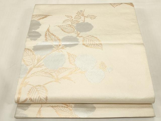 Other - 平和屋着物●織物一筋名門　織悦　全通柄　本袋帯　枝花文　金銀糸　正絹　逸品　CABG2856dy